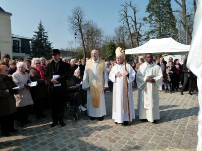 Père Monné, Mgr Riocreux, Père Mangès, Père Amaury